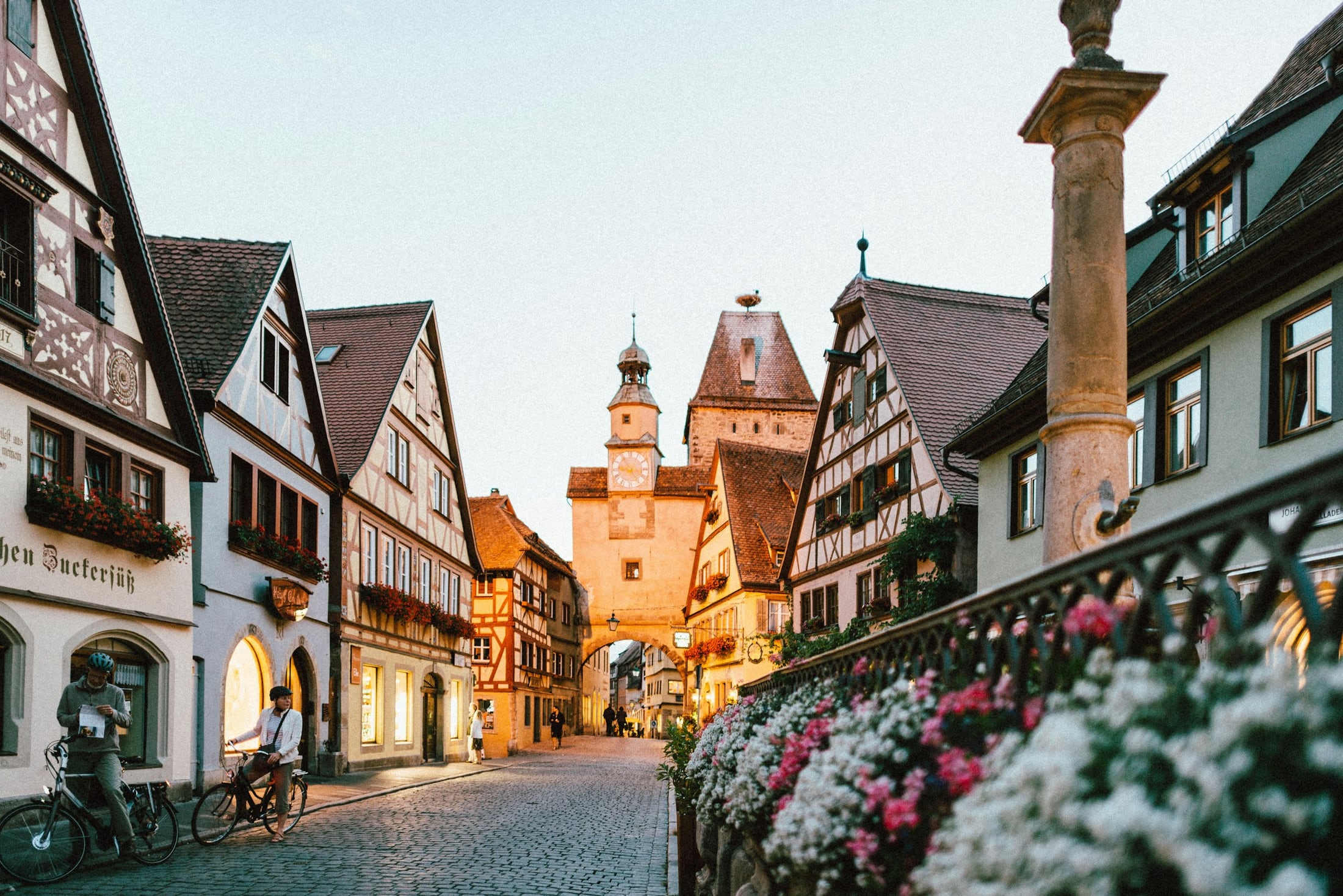 European city architecture in cool daylight
